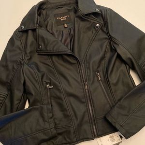 Ladies Faux Leather Jacket (New With Tags)